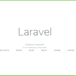 Laravel6でvue.jsを利用する