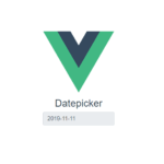 Vue.js vuejs-datepickerを利用してカレンダーから日付選択を可能にする
