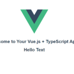 Vue.jsでTypeScriptを利用する