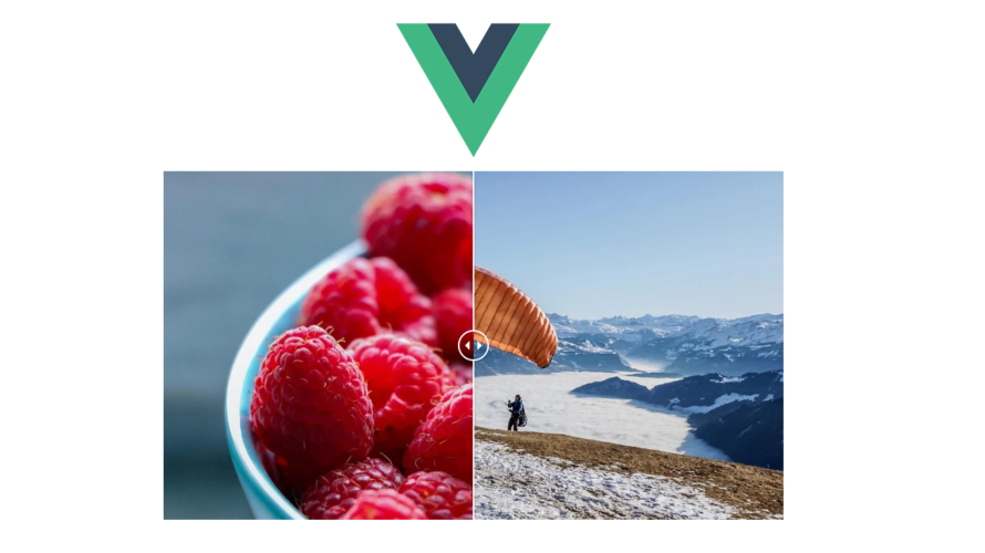Vue.jsのライブラリvue-compare-imageをインストールして画像を2分割して表示する