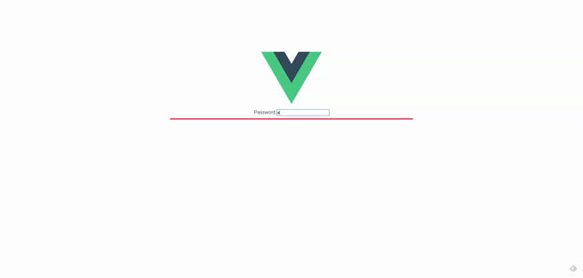 Vue.js vue-simple-password-meterを使用してパスワードの強度を表示する