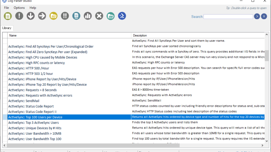 Windows10にログ解析ツール「Log Parser Studio」をインストールする手順