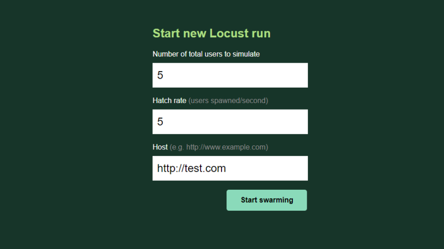 CentOs8 WebGUIのある負荷テストツール「Locust」をインストールして実行する