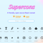 React.js ライブラリ「supercons」を使って フレンドリーで親しみやすいアイコンを使用する