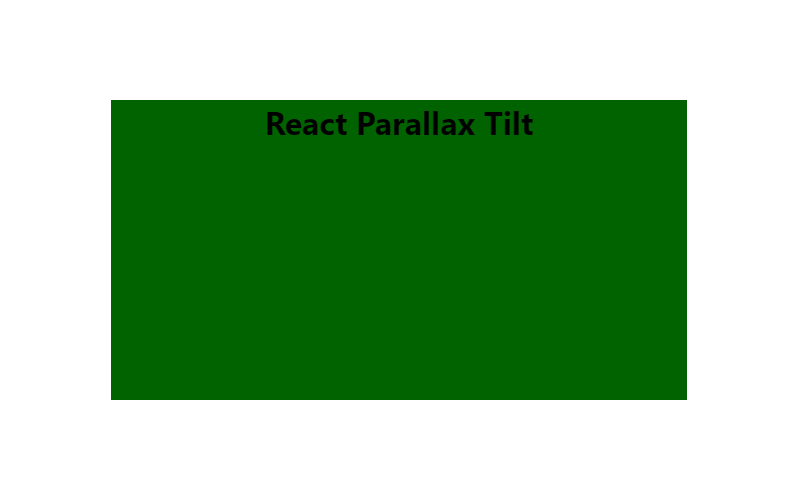 React.js ライブラリ「react-parallax-tilt」を使って パララックス（parallax）エフェクトをかける
