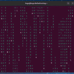 ubuntu22.04 ターミナル画面を映画「マトリックス」風に表示する